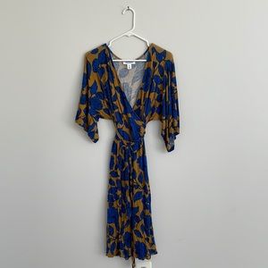 Motherhood Maternity Floral Wrap Dress - XL